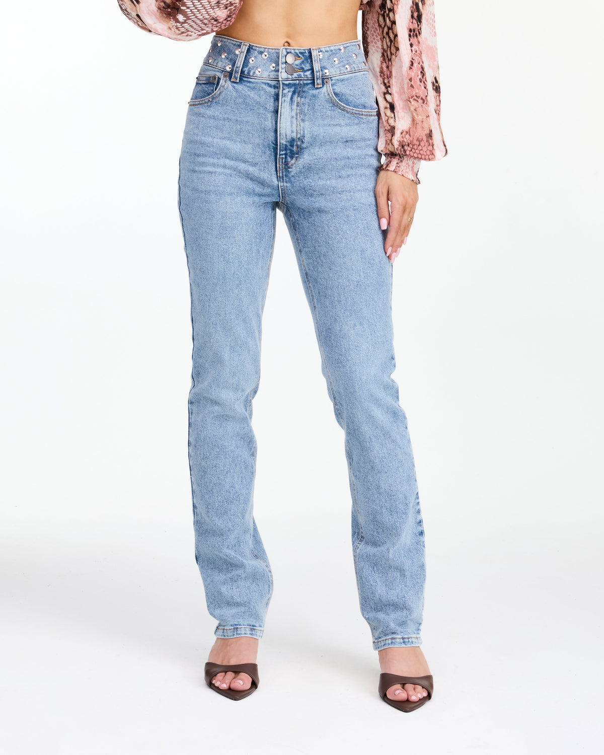 Briar High Rise Straight Leg - Medium Wash