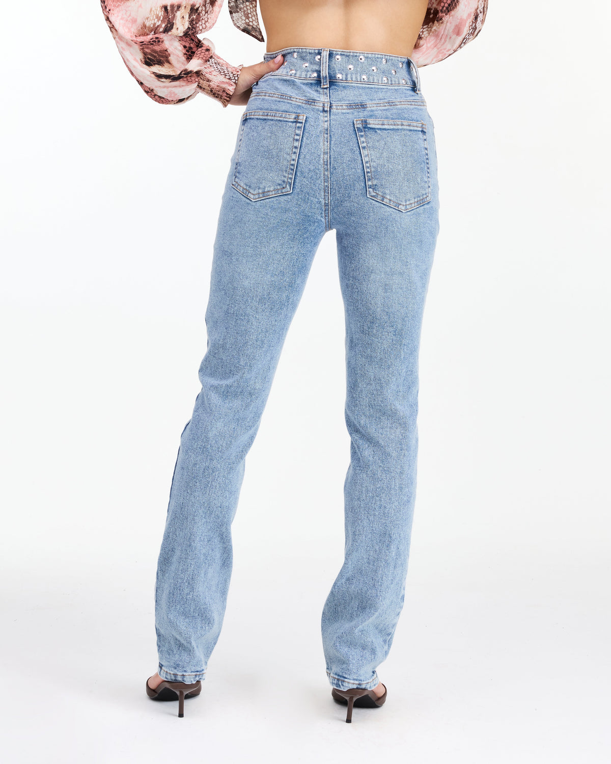 Briar High Rise Straight Leg - Medium Wash