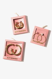 Kittenish Earrings in packages