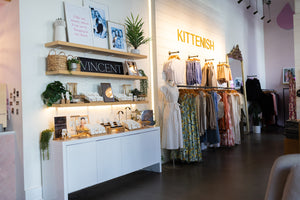 Apparel and Merch inside Kittenish Nashville