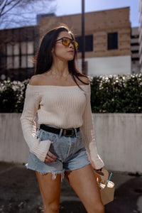 NOT YOUR AVERAGE KNIT TOP