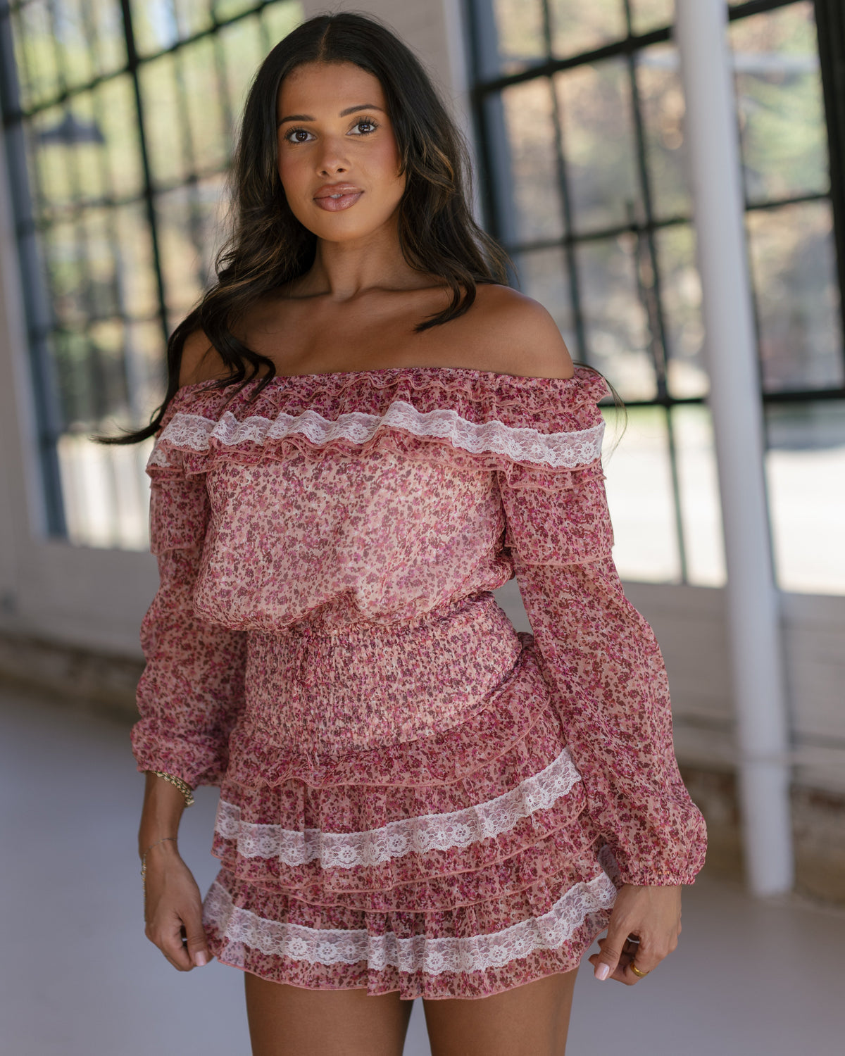 Imogen Mini Dress - Multi Floral