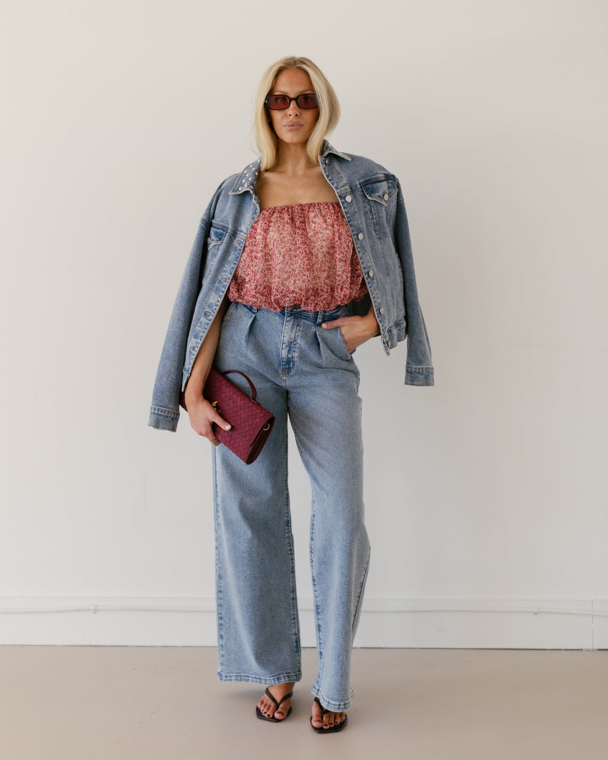 Sabrina Woven Top - Multi Floral