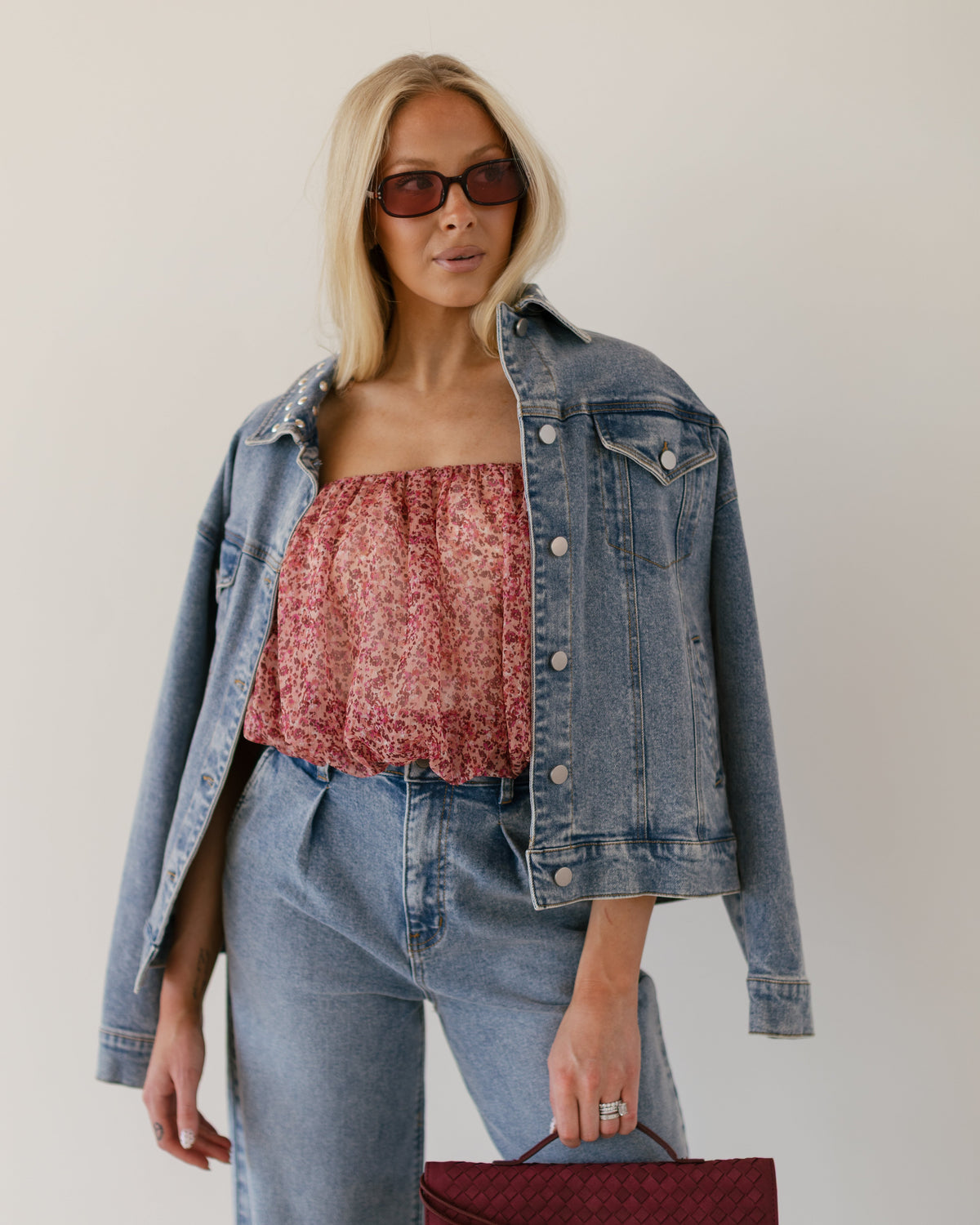 Sabrina Woven Top - Multi Floral