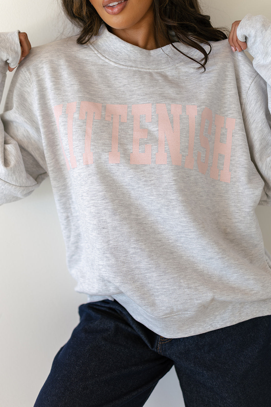 Kittenish Mock Neck
