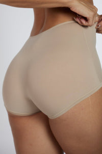 TAUPE BARELY THERE BOYSHORT