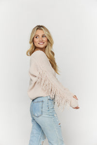 FINLEY CHENILLE FRINGE SWEATER