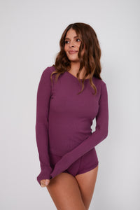 BERRY LONG SLEEVE TOP