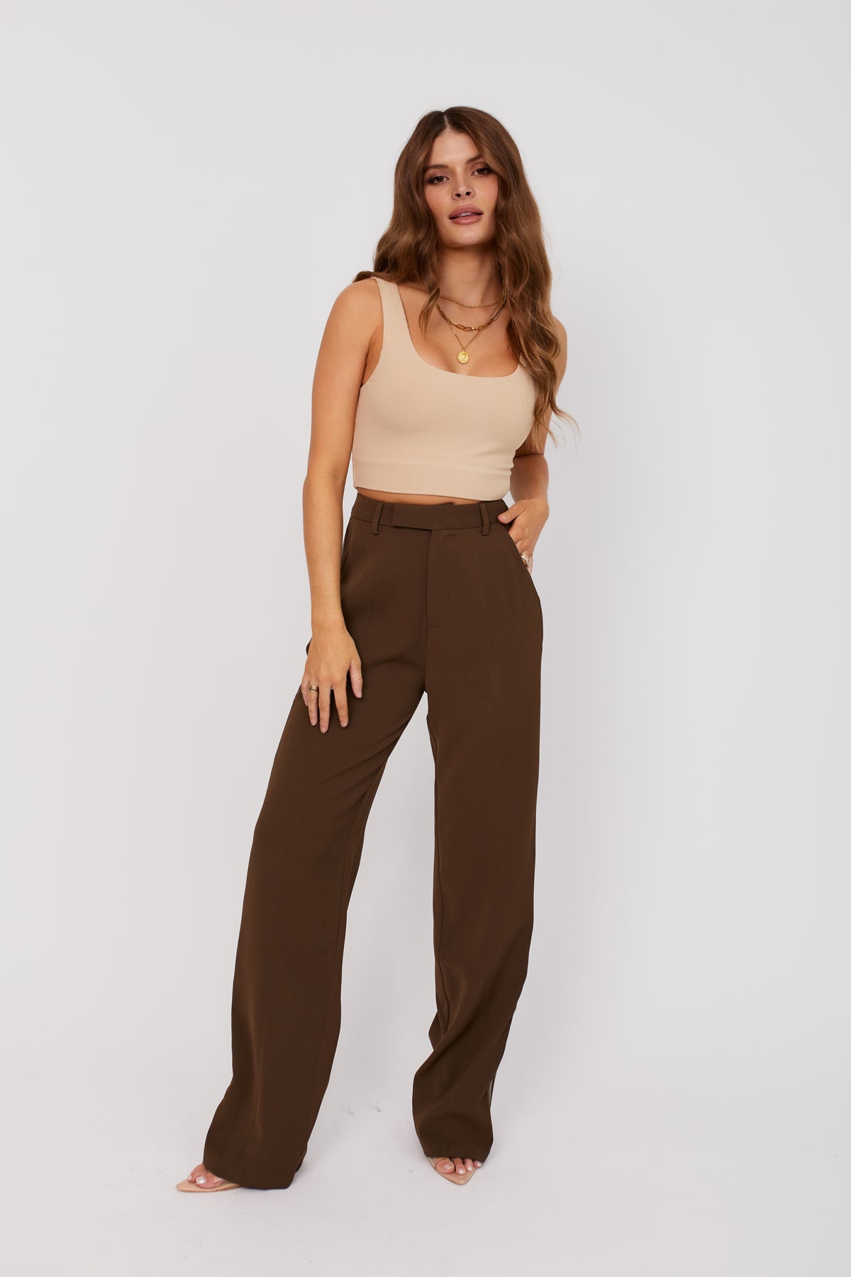 Bianca 2.0 Brown Trouser M | Kittenish