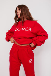 LOVER RED GRAPHIC SWEAT PANT