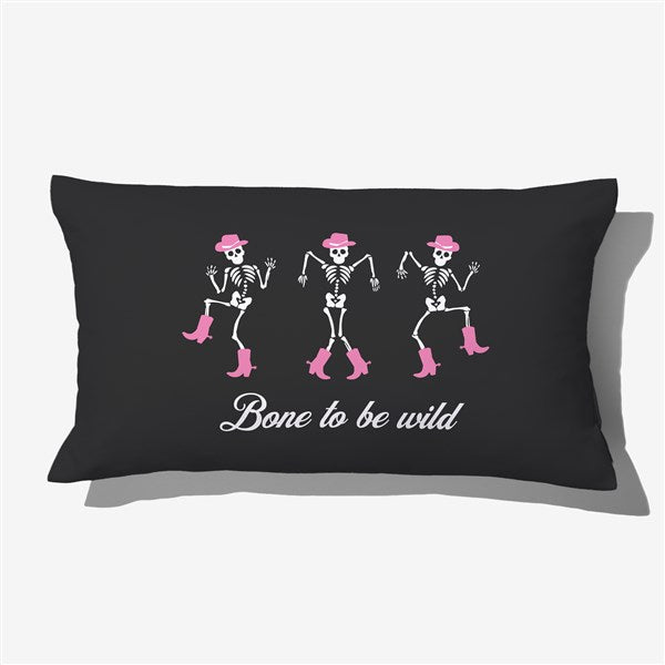 "Bone to be wild" dancing skeleton pillow, from Things Remembered x Kittenish by Jessie James Decker 