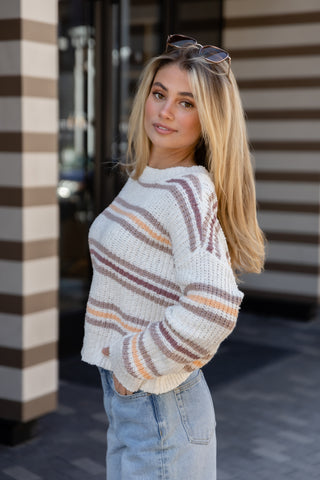 STRIPES FOR DAYS SWEATER