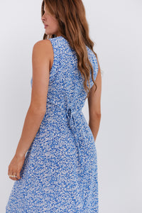 ON THE COAST FLORAL MIDI DRESS