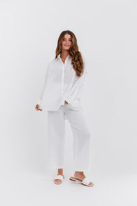 DREAMER EYELET BUTTON DOWN