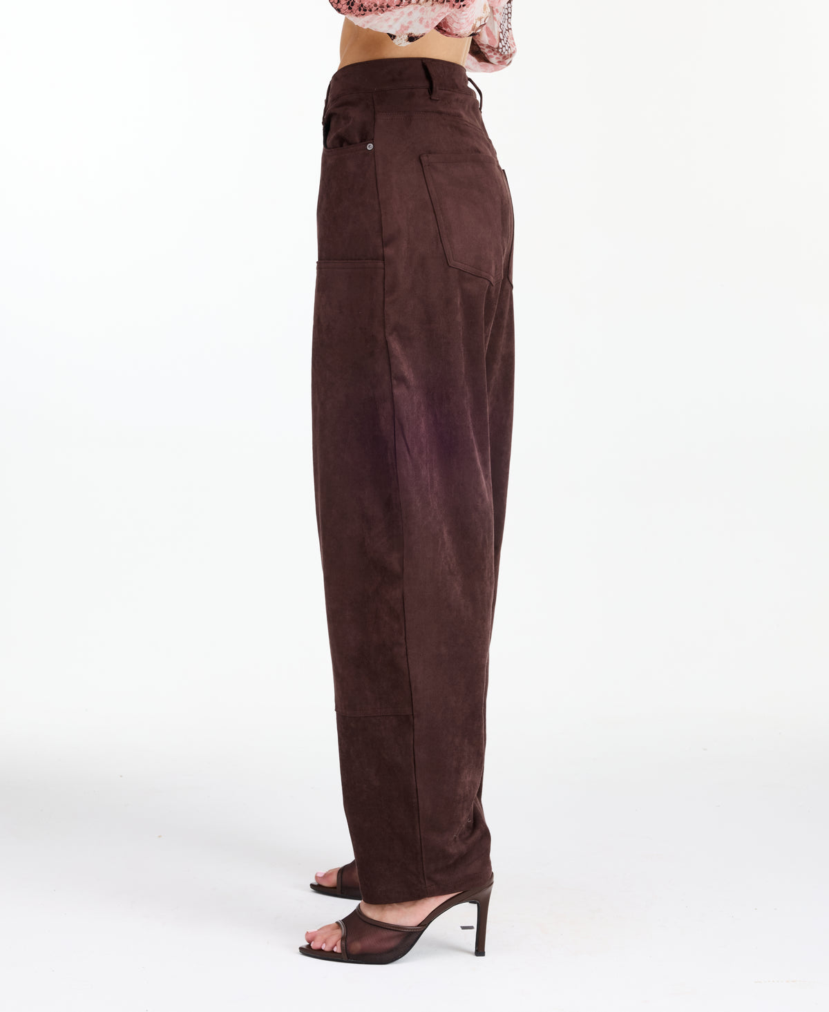 Lottie Barrel Pant Espresso