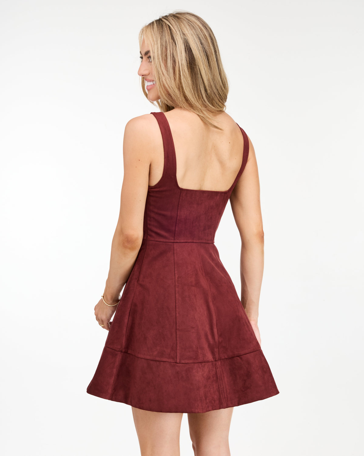 Mitsy Suede Mini Dress