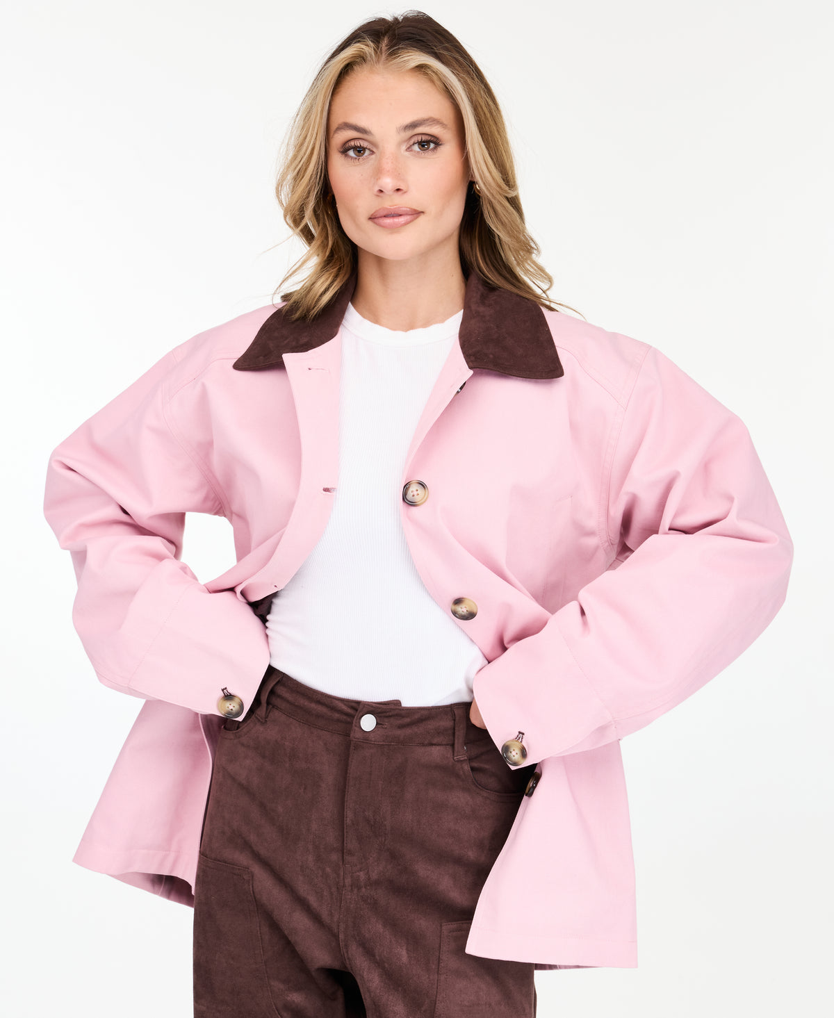 Sam Jacket Bleached Mauve