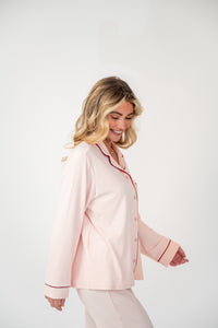 BLUSH PAJAMA TOP