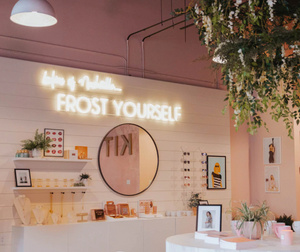 Image of the jewelry bar located at the Kittenish Nashville retail store.