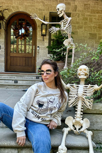 BARELY ALIVE SKELETON SWEATSHIRT