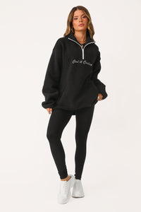 Model wearing the Cool it Cowboy Fleece.