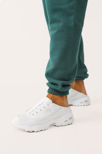Model wearing Cooler Nights Sweat Pant.