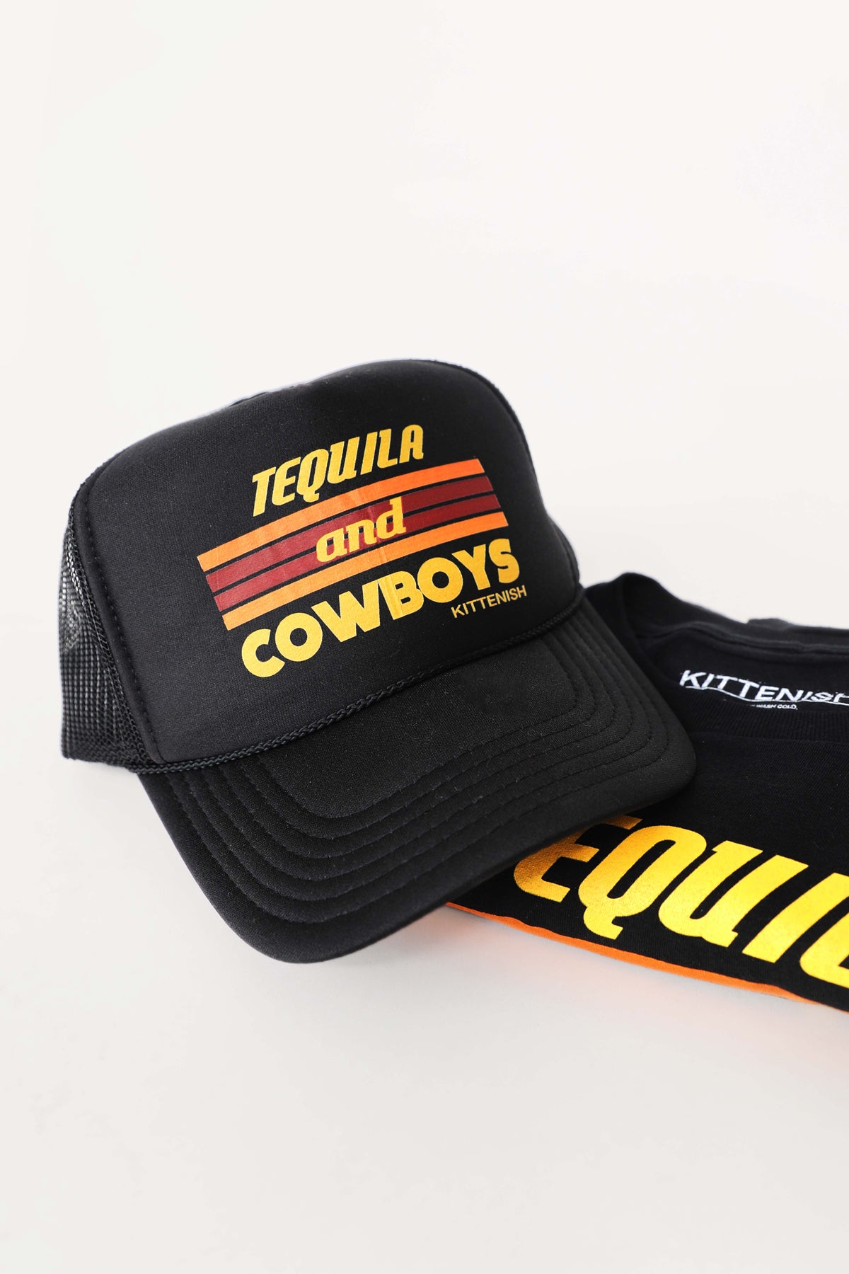 Tequila and Cowboys trucker hat.