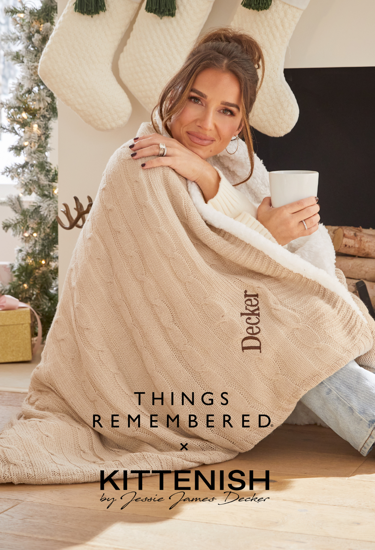 Jessie snuggled in a blanket - Kittenish x Things Remembered