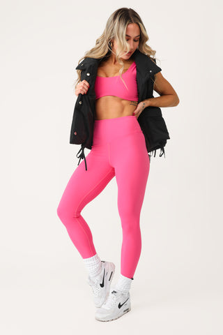 LET'S BOUNCE PINK ACTIVE BRA