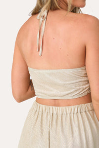 Model wearing Bali Babe Bandeau top.