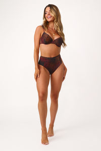 Model wearing the Wild Island Underwire Bikini Top.