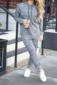 MYA LEOPARD PRINT SWEATS