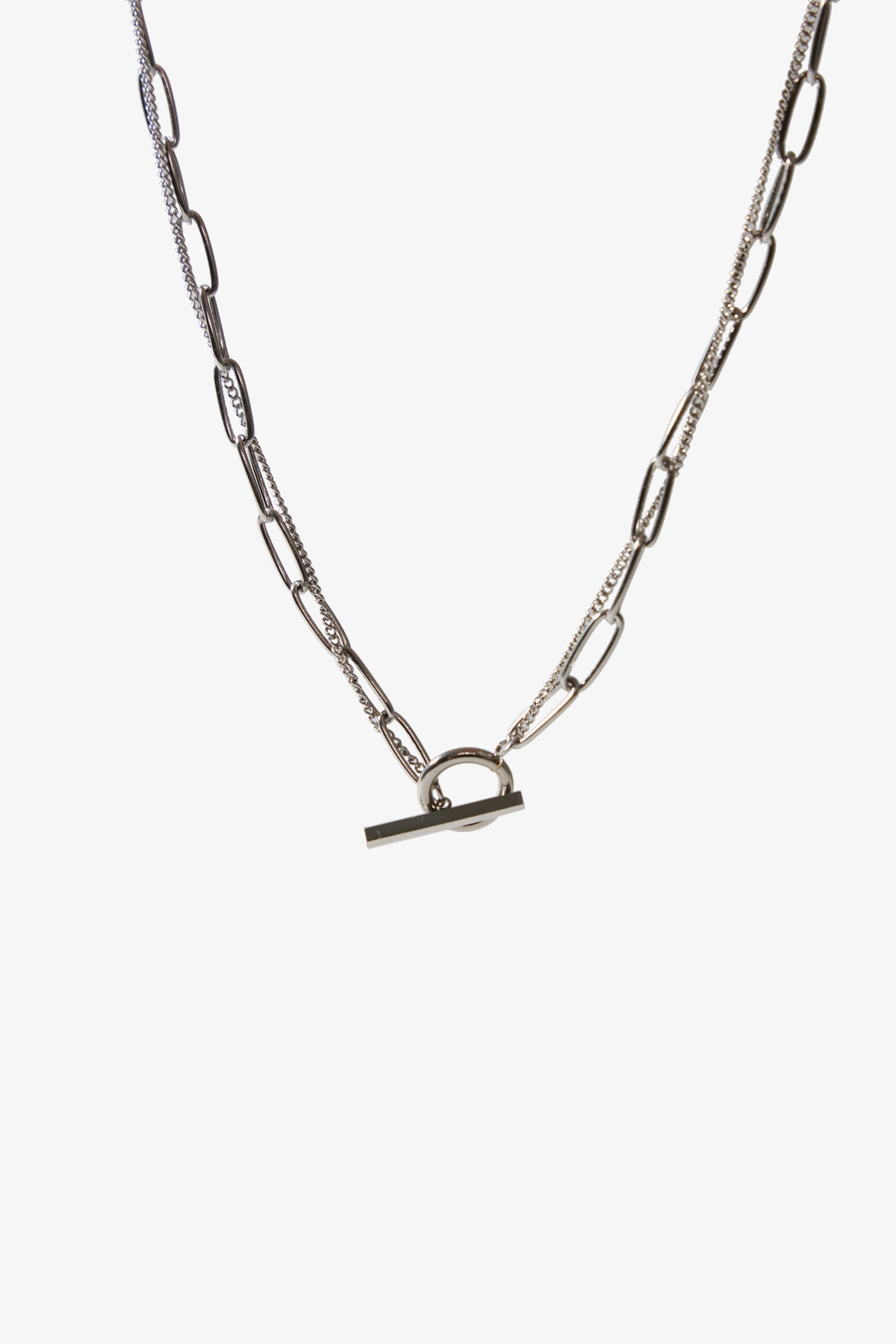 Multi Stand, Stainless Steel Necklace