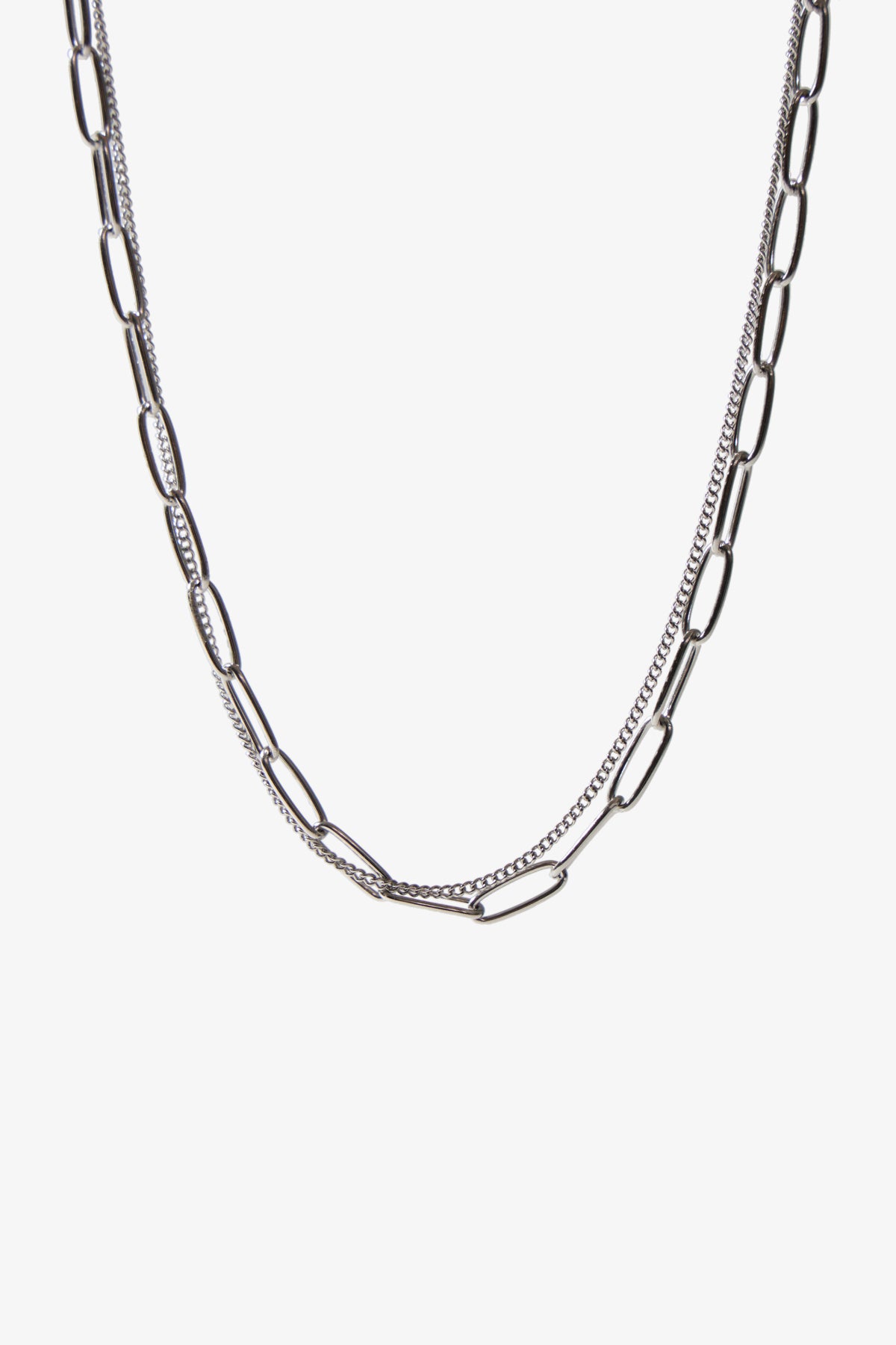 Multi Stand, Stainless Steel Necklace