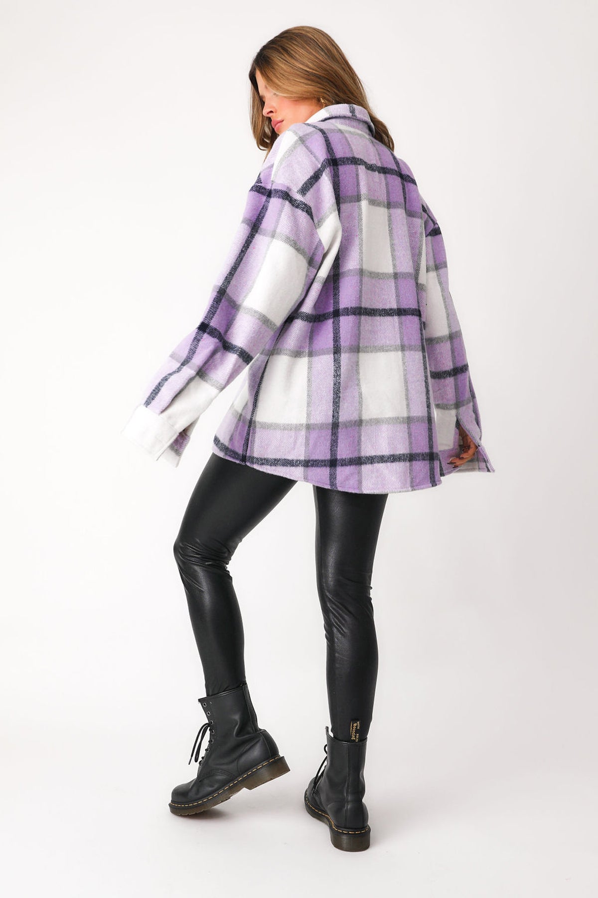 Get Cozy Plaid Flannel Button Down XS | Kittenish